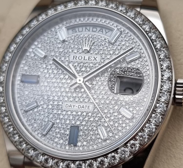 Rolex Day-date 40 40mm 228349rbr-0036 White Gold - Diamond-paved Dial New 7-2023 With Vat 21