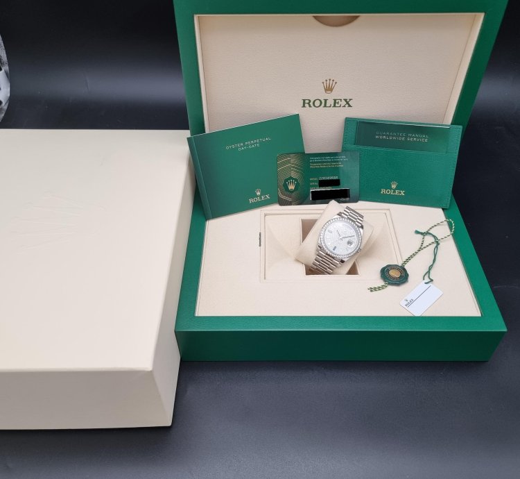 Rolex Day-date 40 40mm 228349rbr-0036 White Gold - Diamond-paved Dial New 7-2023 With Vat 21