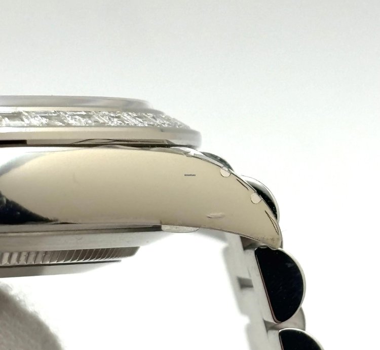 Rolex Day-date 40 40mm Platinum Ice Blue Arabic Dial Diamond Baguette Bezel 228396tbr 2022