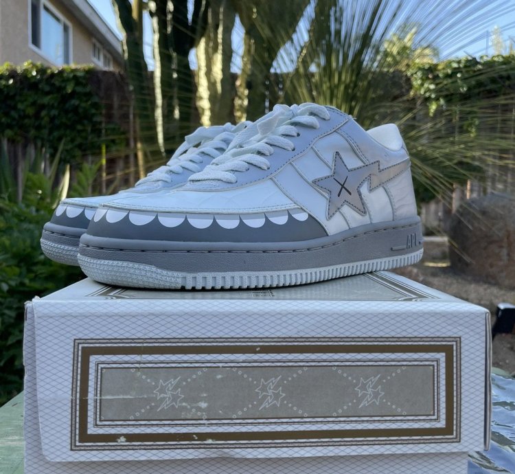 Bape Sta Kaws - Chomper Gray Ds 8 5