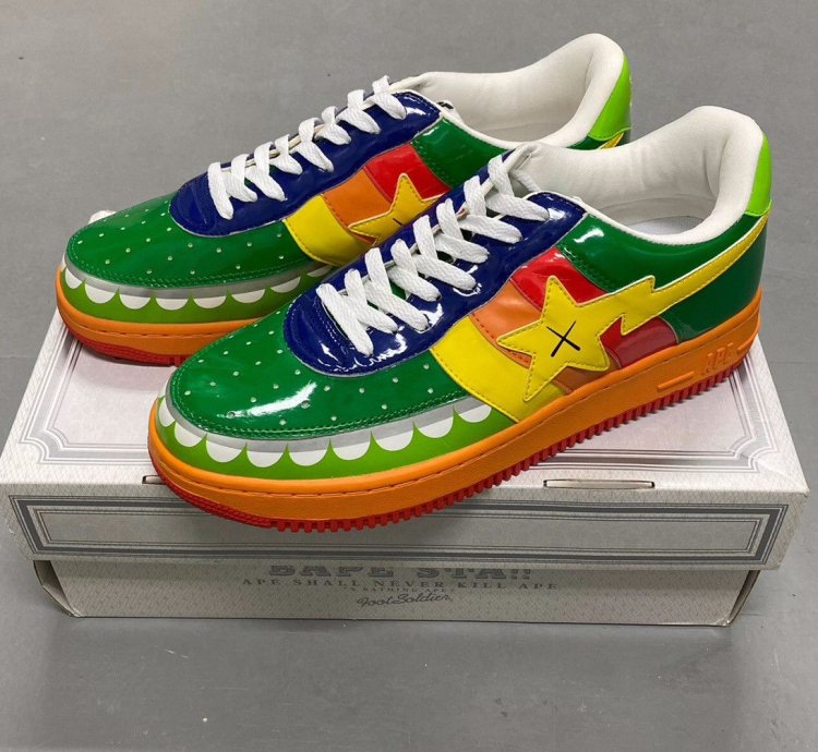 Bape Sta Kaws 2006 Patent Leather