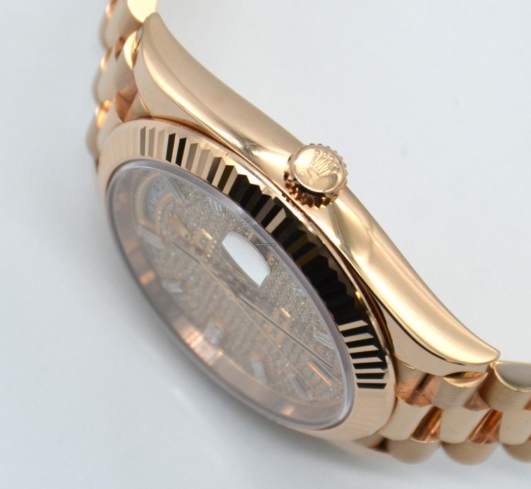 Rolex Day-date 40 Diamond Paved Dial