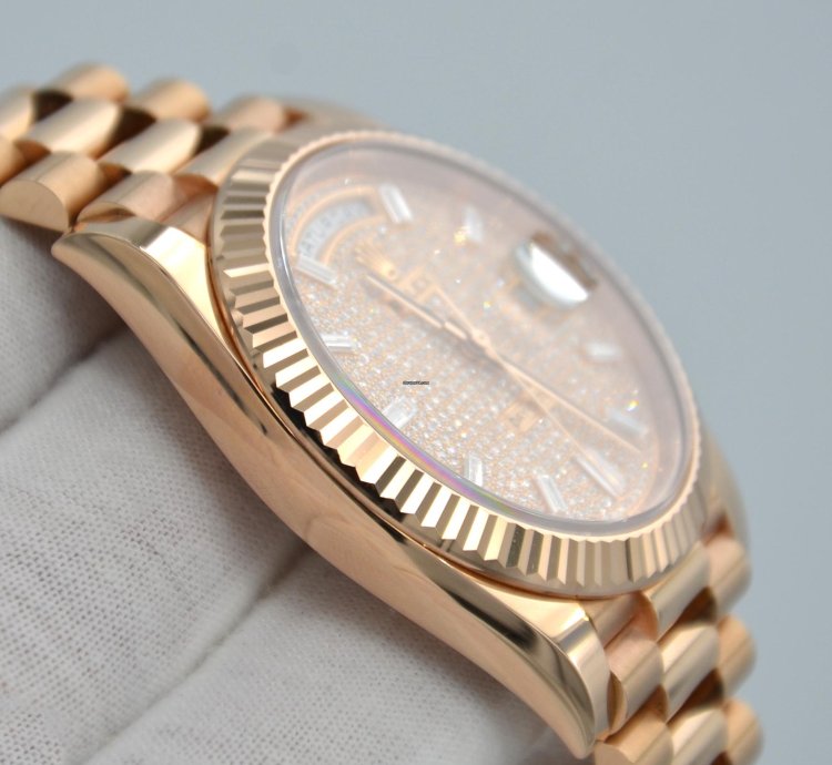 Rolex Day-date 40 Diamond Paved Dial