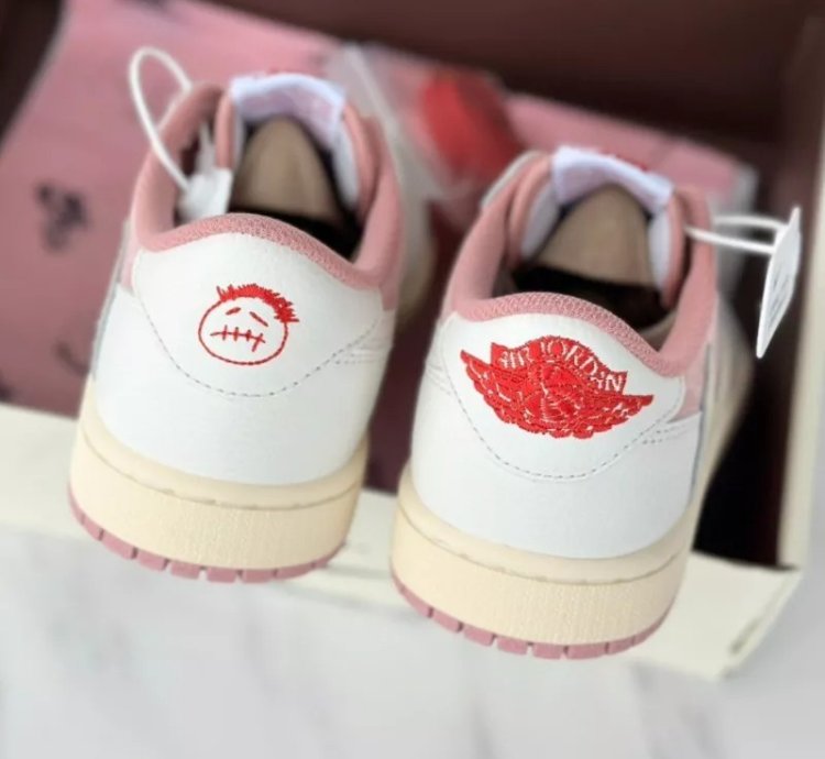 Travis Scott Jordan 1 Shy Pink