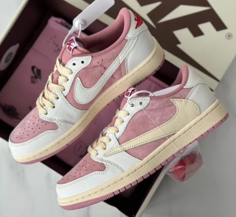 Travis Scott Jordan 1 Shy Pink
