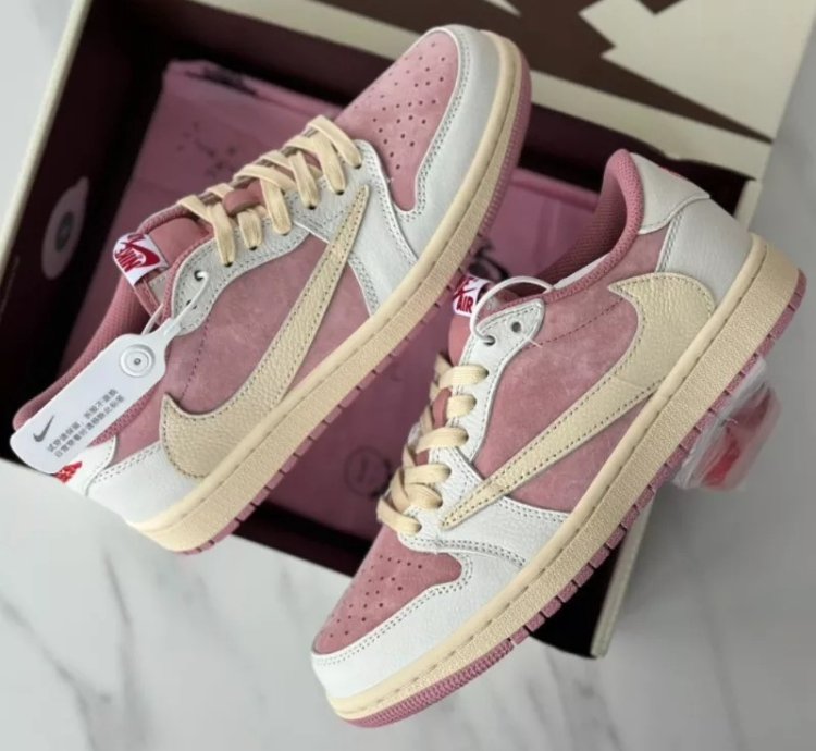 Travis Scott Jordan 1 Shy Pink