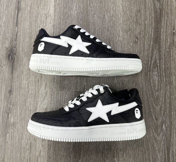 Bape Sta Low 3 Line Camo black