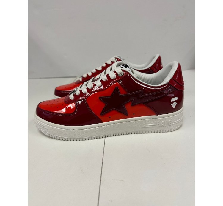 Bape Sta Low Camo Combo Red Size 9