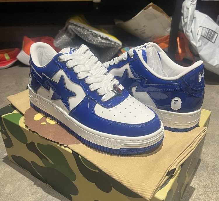 Bape Sta Low College Blue