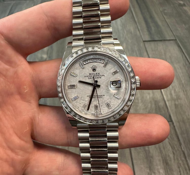 Rolex Day-date 40 Meteorite Platinum Presidential