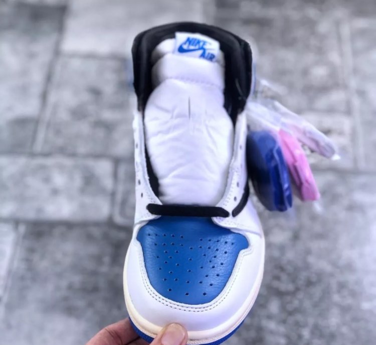 Fragment Design X Travis Scott X Jordan 1 High Blue