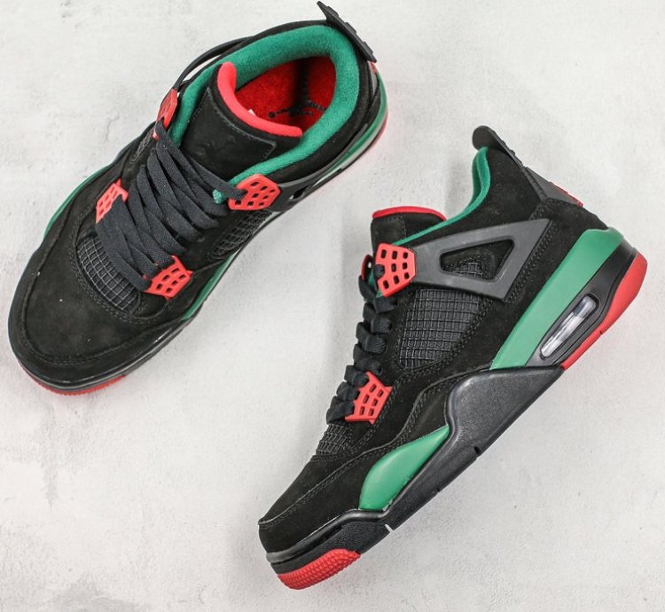 Jordan 4 Do The Right Thing Black Gucci