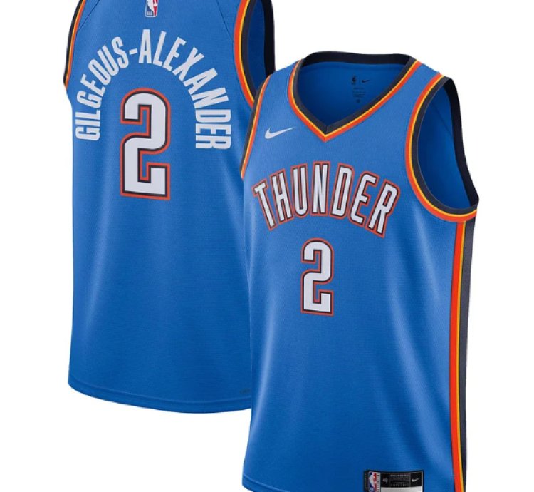 Shai Gilgeous-alexander Oklahoma City Thunder Nike Unisex Swingman Jersey - Association Edition - Blue
