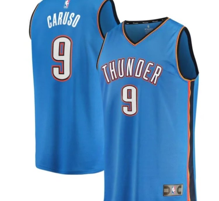 Alex Caruso Oklahoma City Thunder Fast Break Player Jersey - Icon Edition - Blue