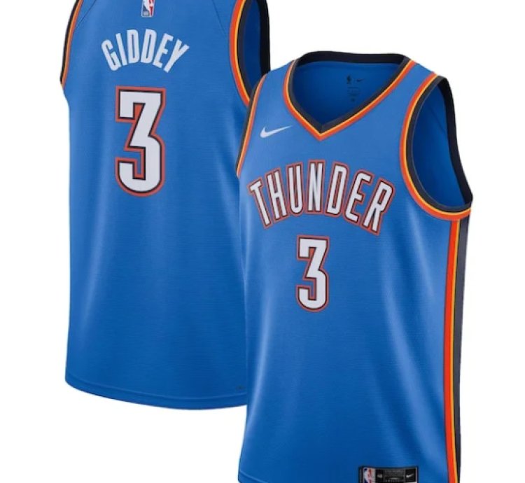 Josh Giddey Oklahoma City Thunder Nike Unisex Swingman Jersey - Icon Edition - Blue