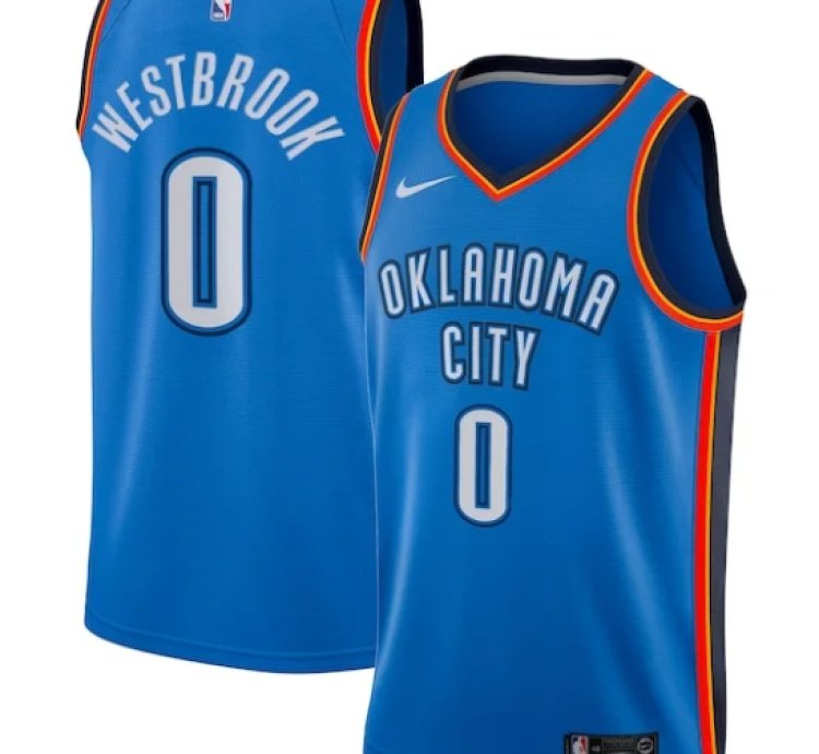 Russell Westbrook Oklahoma City Thunder Nike Swingman Player Jersey - Icon Edition - Blue