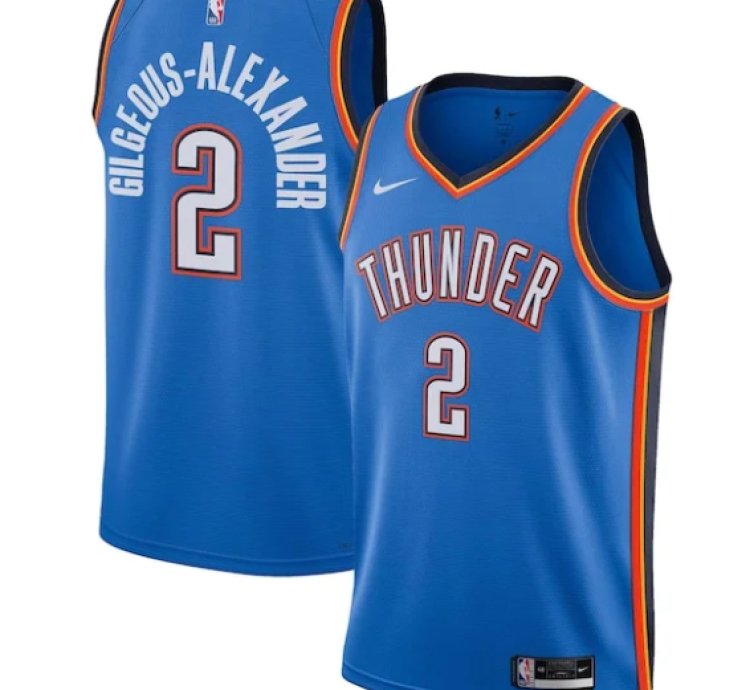 Shai Gilgeous-alexander Oklahoma City Thunder Nike Unisex Swingman Jersey - Icon Edition - Blue
