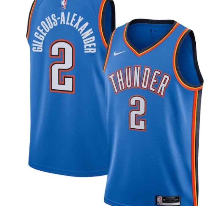 Shai Gilgeous-alexander Oklahoma City Thunder Nike Unisex Swingman Jersey - Icon Edition - Blue