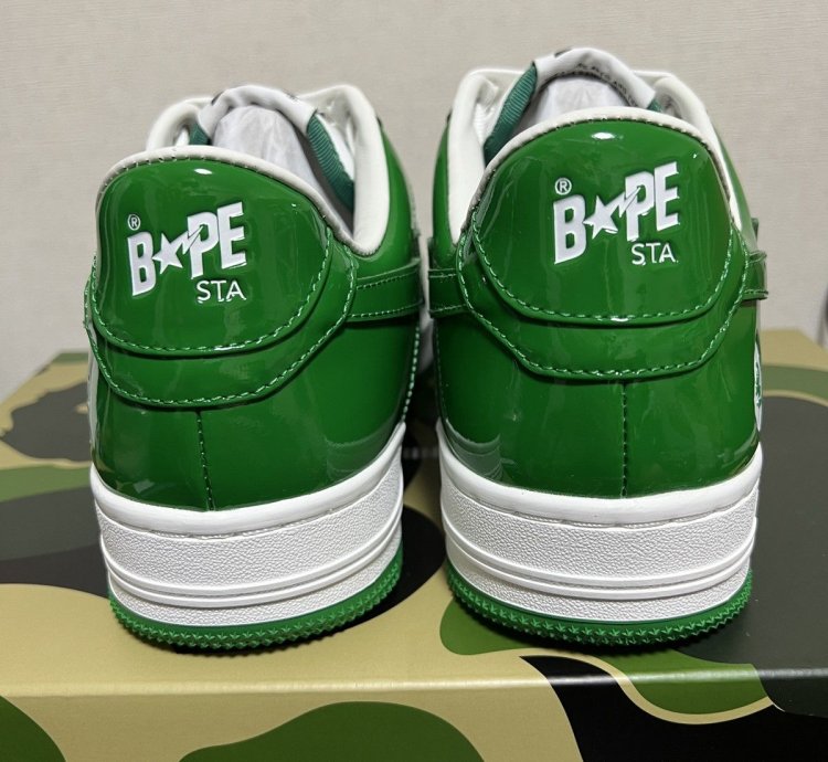Bape Sta Low Green 2022 Sz8 5