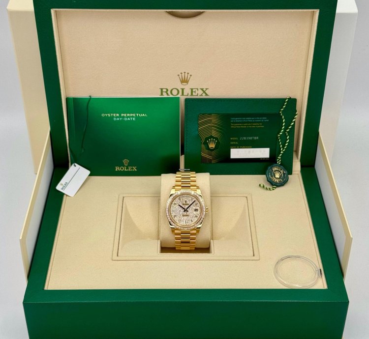 Rolex Day-date 40 New 2025 Day-date 40mm 228398tbr Diamond Paved Dial