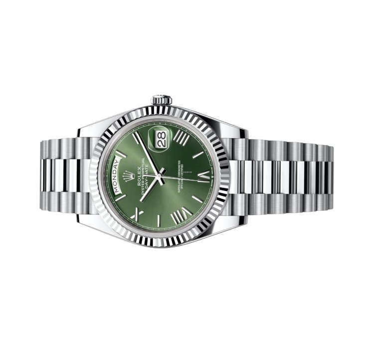 Rolex Day-date 40 Olive Green Dial 228236 Unworn Full Set