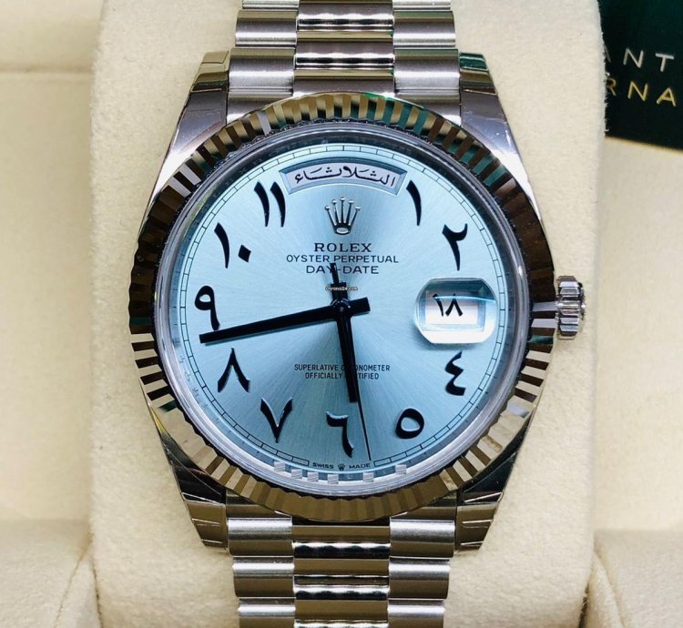 Rolex Day-date 40 Platinum Arabic Dial 40mm