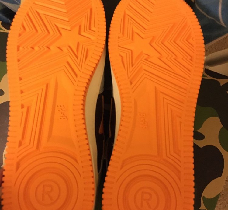 Bape Sta Low Orange