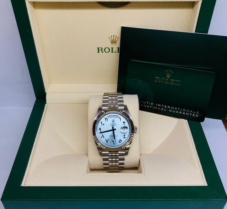 Rolex Day-date 40 Platinum Arabic Dial 40mm