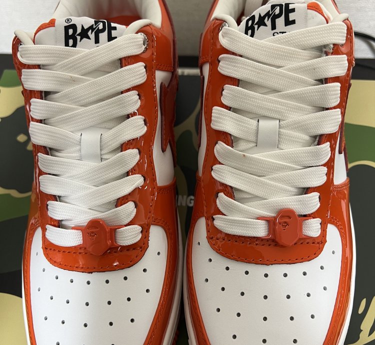 Bape Sta Low Orange 2022 Sz 9 5