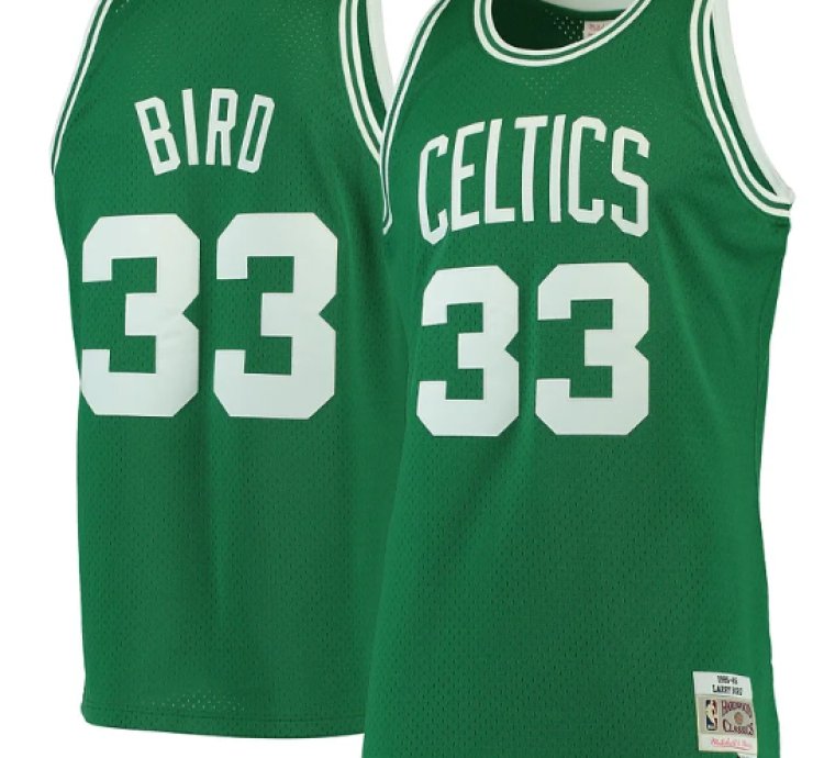Larry Bird Boston Celtics Hardwood Classics 198586 Swingman Jersey -kelly Green