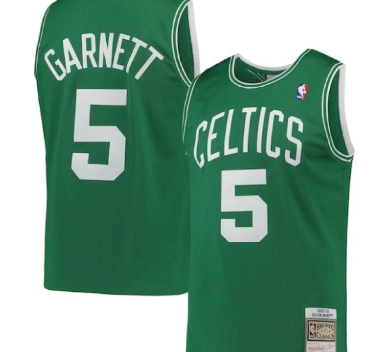 Kevin Garnett Boston Celtics 200708 Hardwood Classics Swingman Jersey - Kelly Green