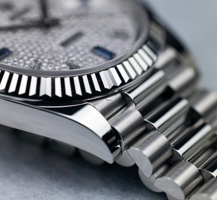 Rolex Day-date 40 Platinum Diamond-paved Dial 228236