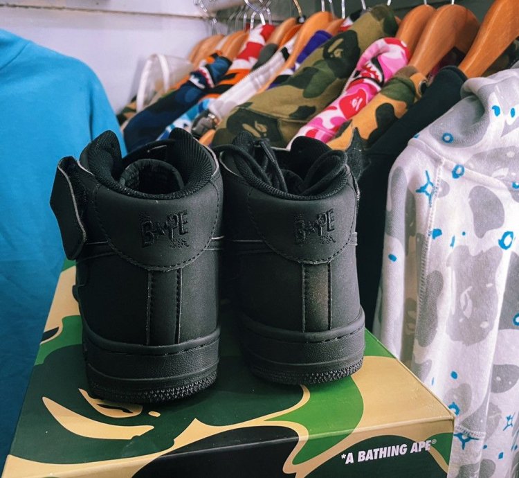 Bape Sta Mid Black