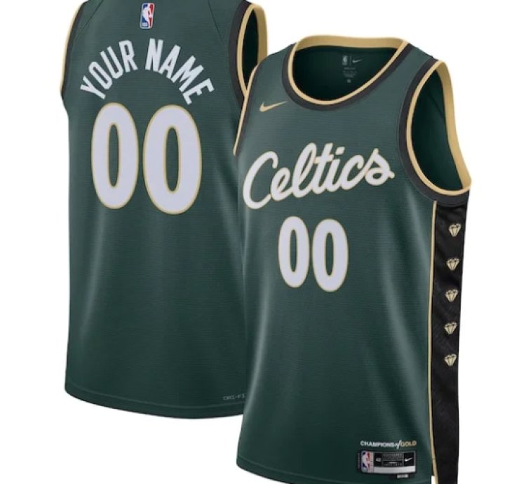 Boston Celtics Nike Unisex 202223 Swingman Custom Jersey - City Edition - Kelly Green
