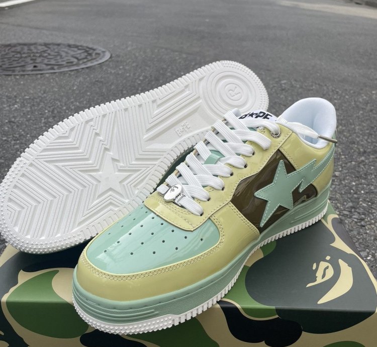 Bape Sta Nostalgic Yellow Green