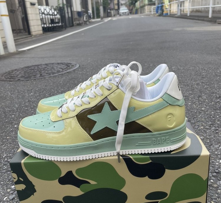 Bape Sta Nostalgic Yellow Green
