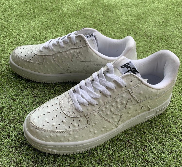 Bape Sta Ostrich White