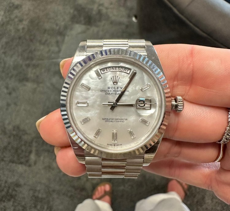 Rolex Day-date 40 Platinum Mop Dial M228236-0026