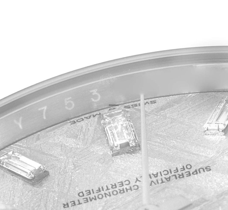 Rolex Day-date 40 President Platinum Meteorite Diamond Mens Watch 228396 Unworn