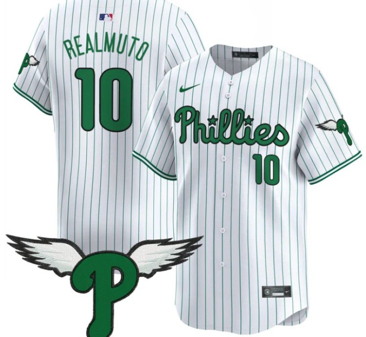 Jtrealmuto Jersey 10 Philadelphia Phillies 2025 Vapor Premier Limited Stitched Pinstripe