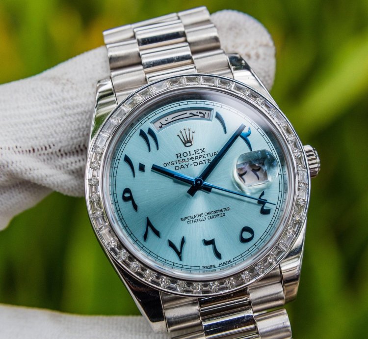 Rolex Day-date 40 Unworn 2018 Day-date Blue Arabic 228396tbr