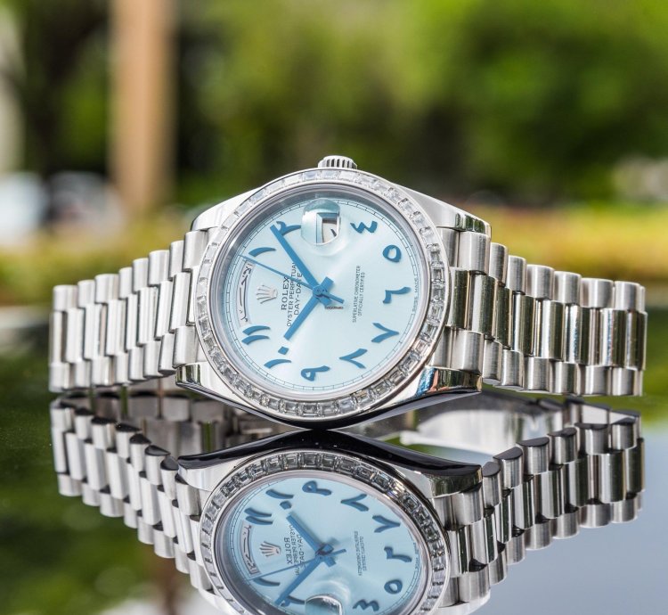 Rolex Day-date 40 Unworn 2018 Day-date Blue Arabic 228396tbr