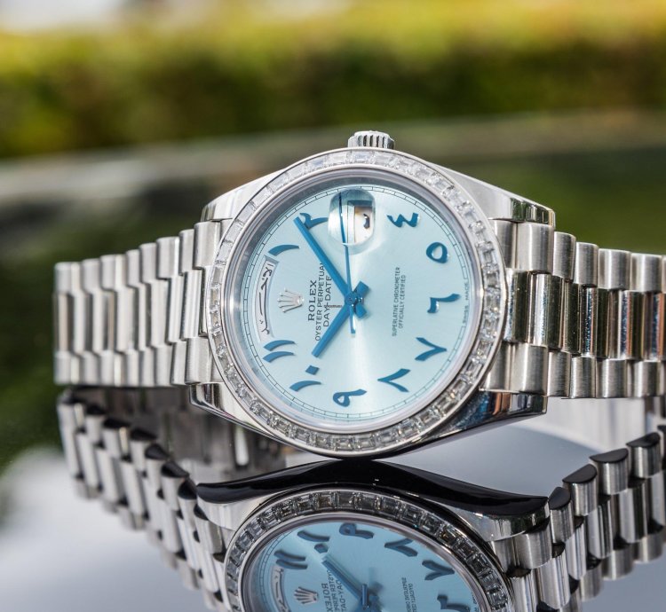 Rolex Day-date 40 Unworn 2018 Day-date Blue Arabic 228396tbr