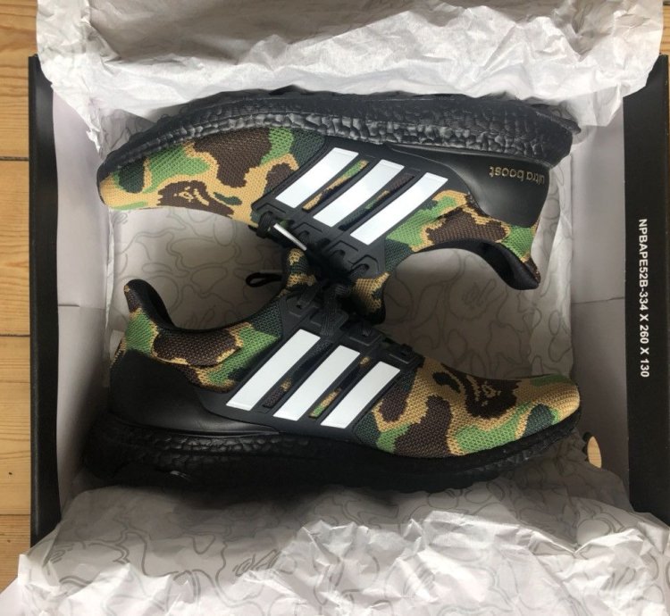 Bape Ultraboost 4 0 Green Camo 2019 new