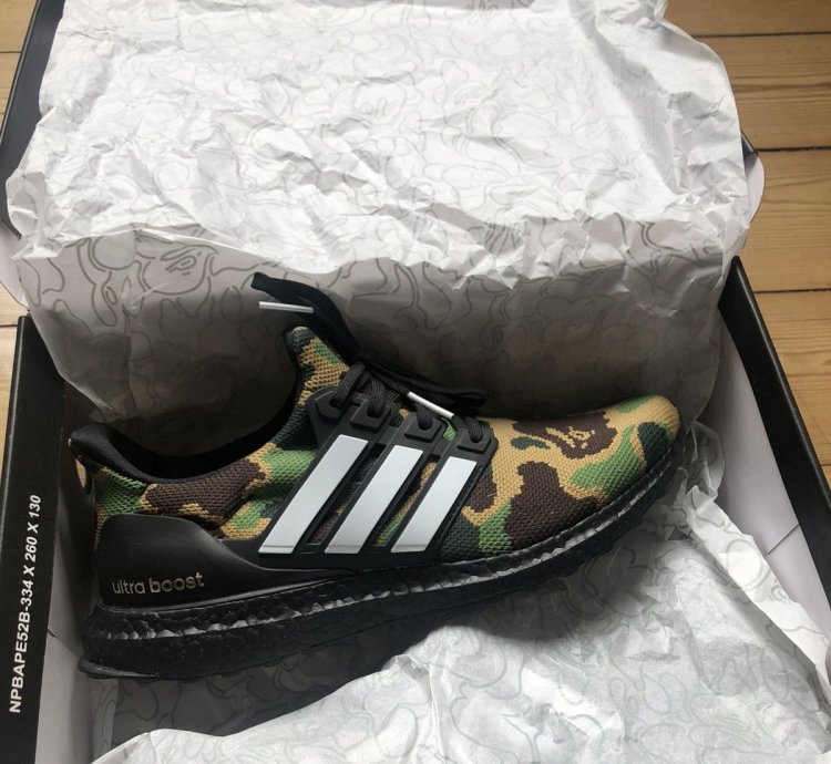 Bape Ultraboost 4 0 Green Camo 2019 new