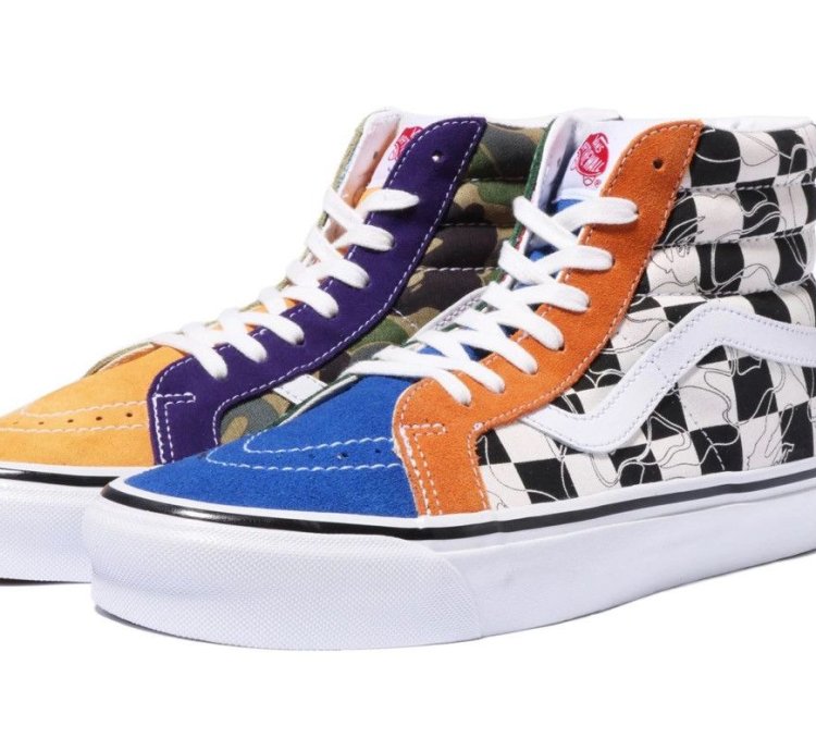 Bape Vans Multi Camo Sk8-hi