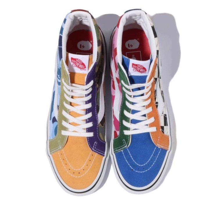 Bape Vans Multi Camo Sk8-hi