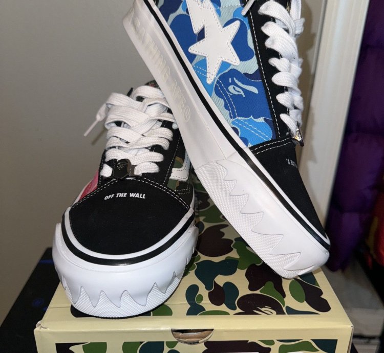 Bape Vans Old Skool Lows
