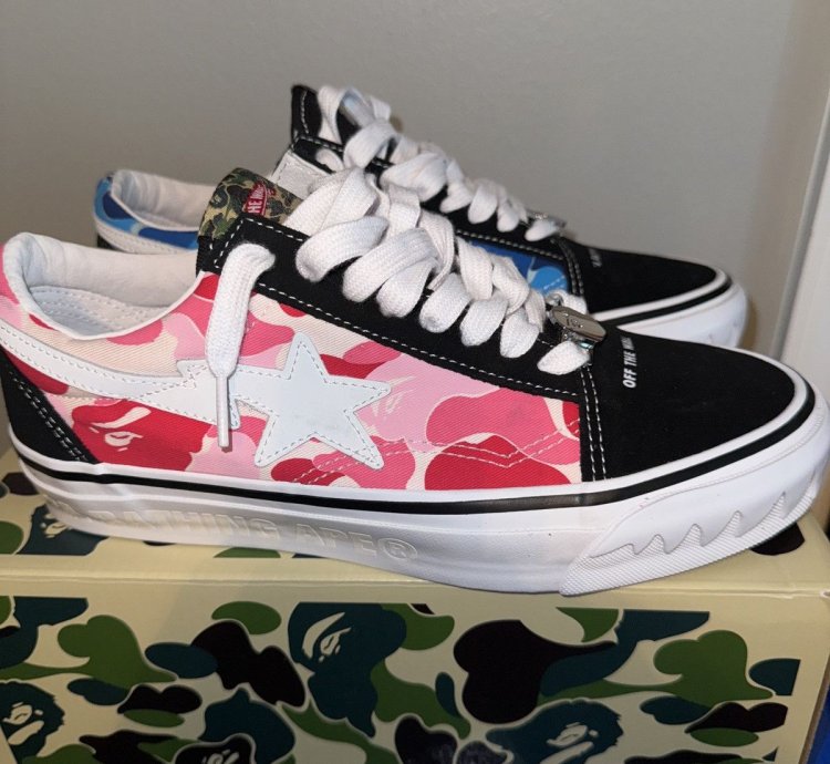 Bape Vans Old Skool Lows