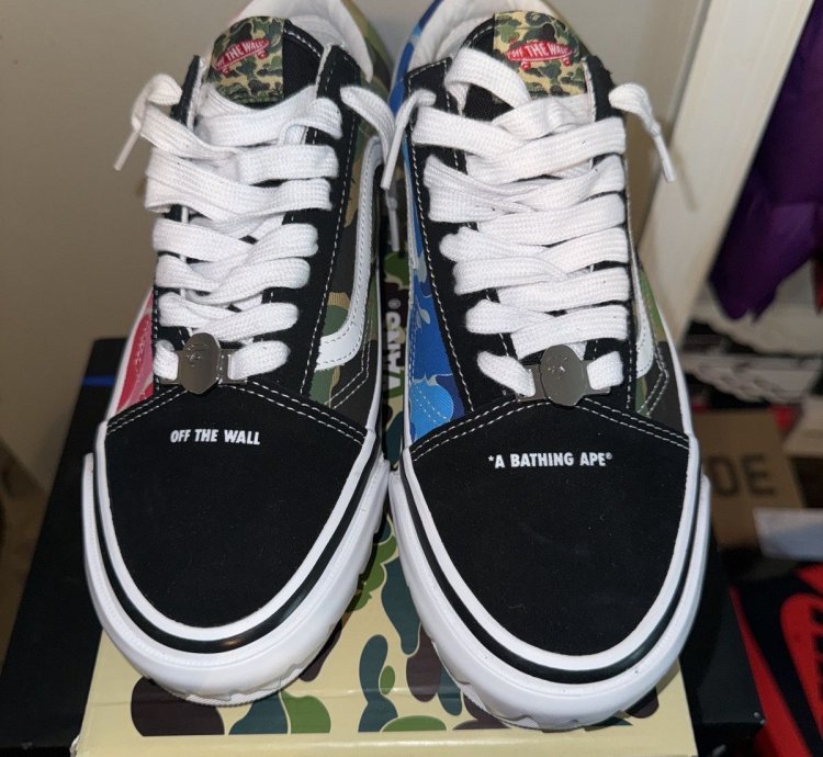 Bape Vans Old Skool Lows